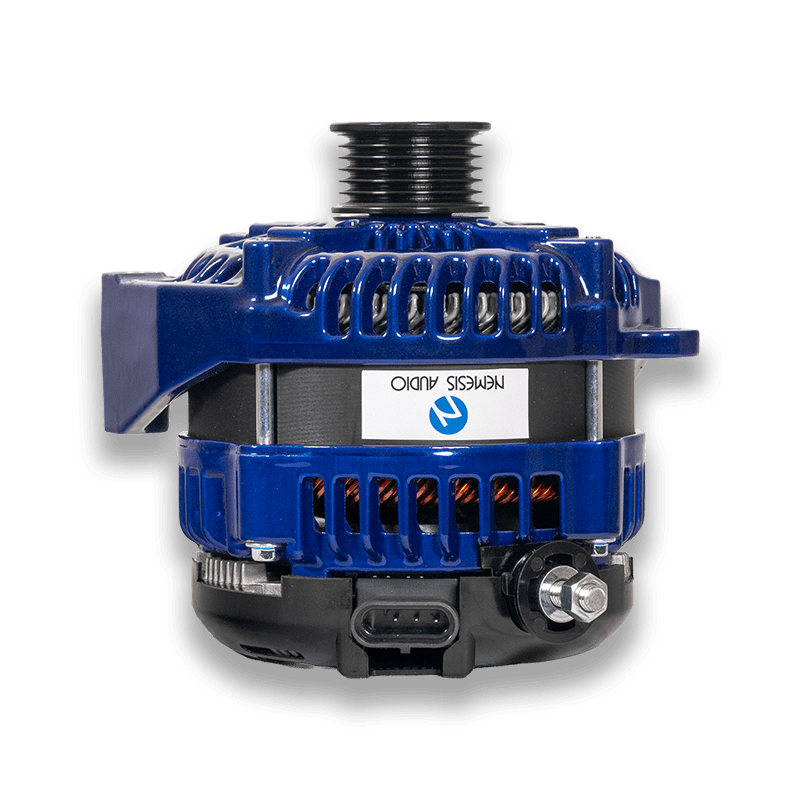 AMNJX リオネルメシメシ Nemesis Audio NM8237-400A-CB | 400 Amp High Output Alternator – GM