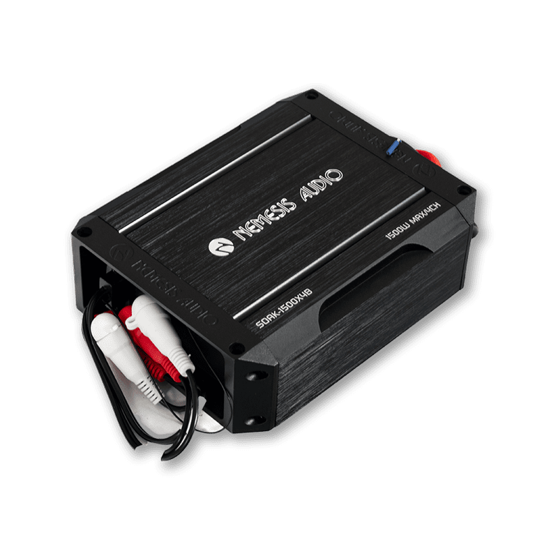 Nemesis Audio SOAK-1500X4B | Waterproof 4-CH Bluetooth Marine Amp