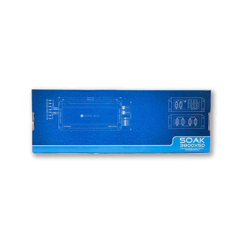 Nemesis Audio SOAK-3800X5D | 3800W Max 5-CH Marine Amp